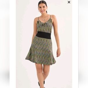 Cabi Reversible Mini Skirt 6755 Together Skirt  Multi New Nwt Pockets M